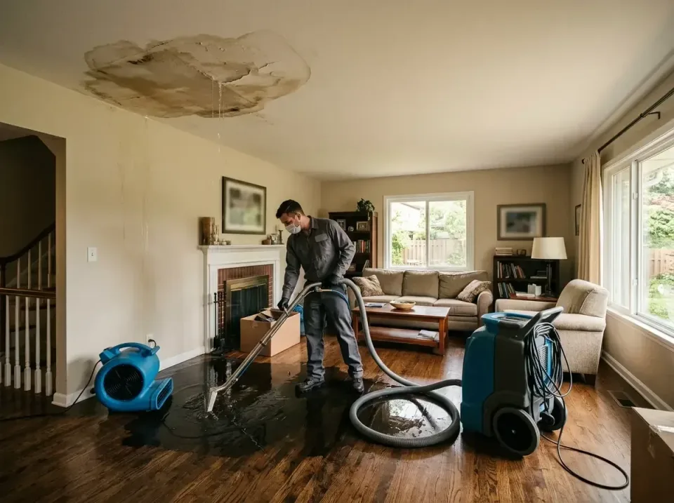 attic-pipe-burst-ceiling-drip-008 — frequently asked questions, Water Damage Restoration & Carpet Care in Cartersville, GA